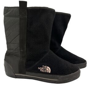 The North Face Women's Black Ahel Fleece Winter Boots Size 9